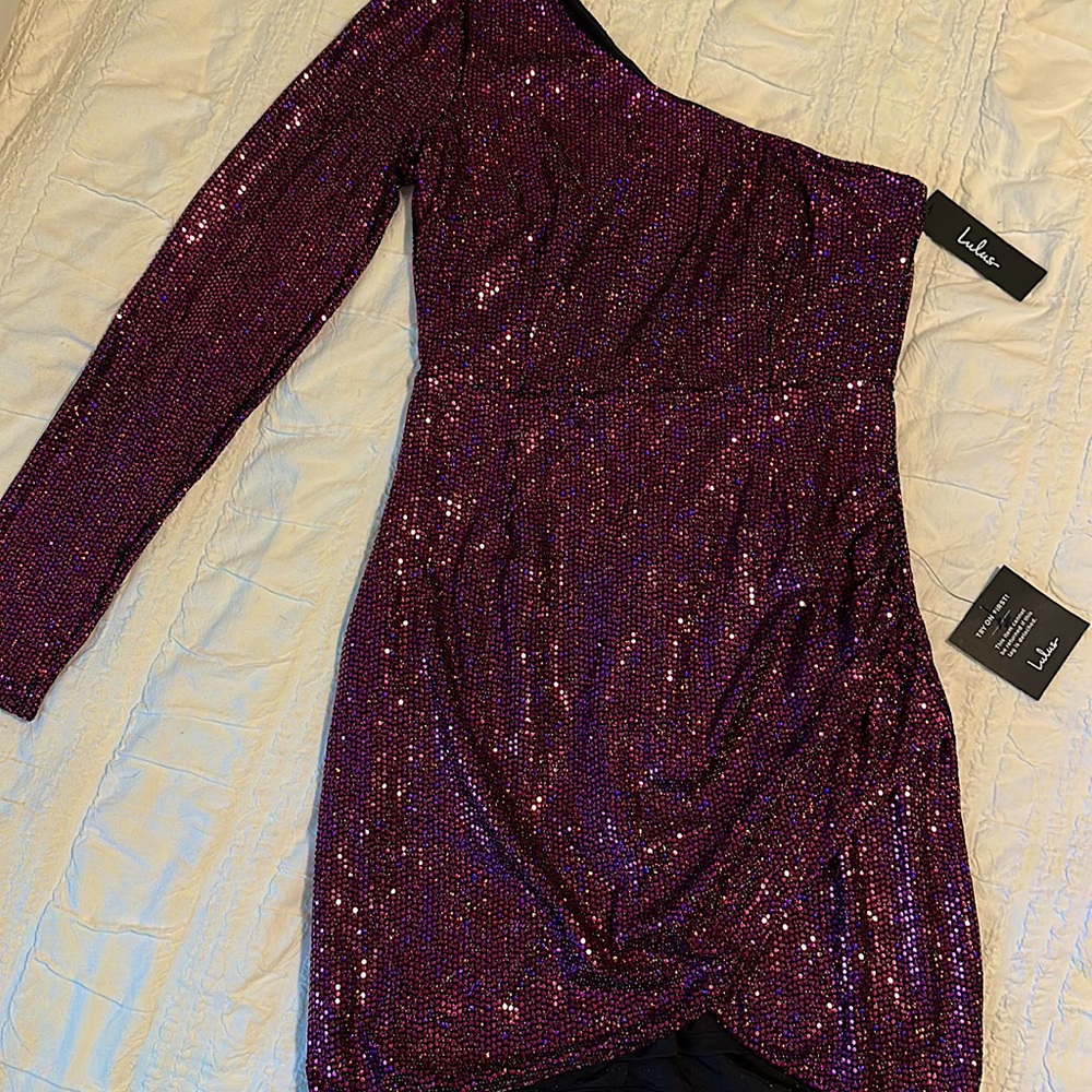 Lulus Sequin Holiday Party Dress